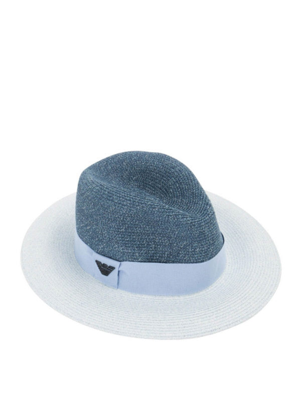 caps Emporio Armani - Straw fedora hat 