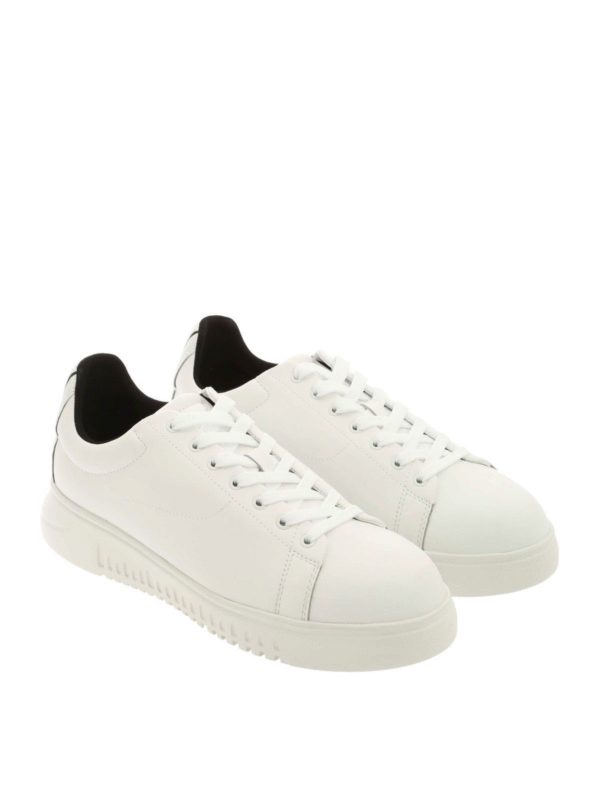 emporio armani shoes white
