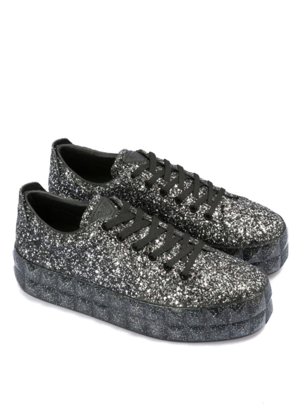 armani sparkly trainers