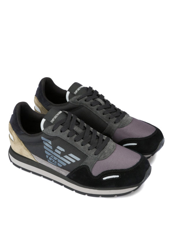 armani trainers mesh run