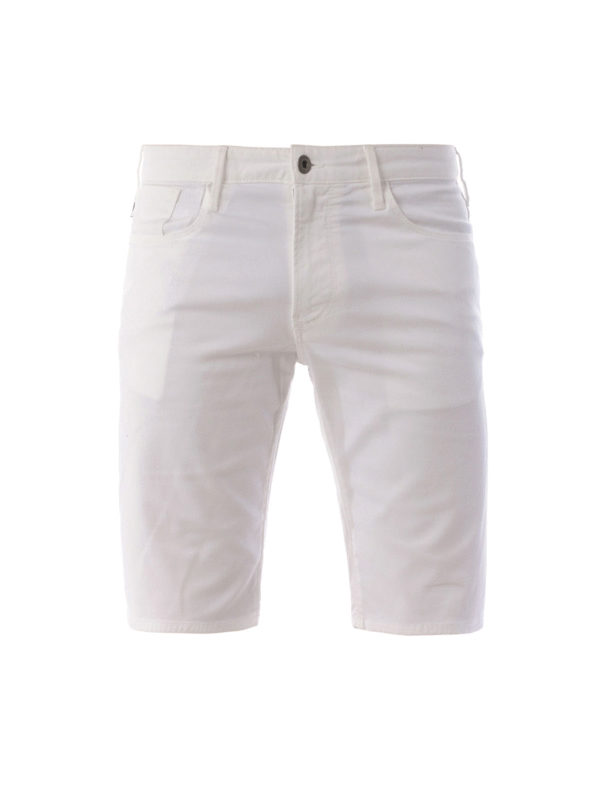 emporio armani white shorts