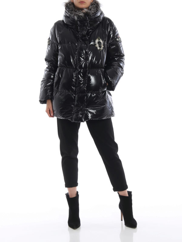 کاپشن Ermanno Scervino - Fur collar 