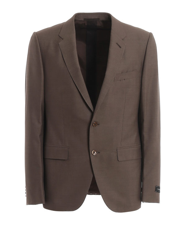 zegna brown suit