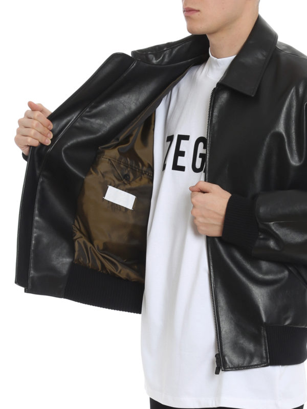 ermenegildo zegna leather jacket