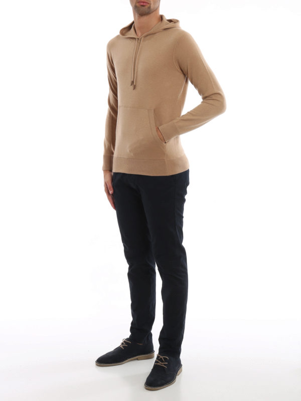 Cashmere hooded sweater 