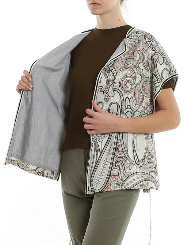 ژیله Etro - Paisley printed gilet 