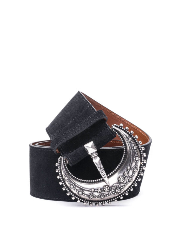 ETRO: belts online - Black suede belt