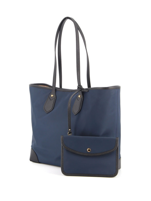 eva large nylon gabardine tote bag