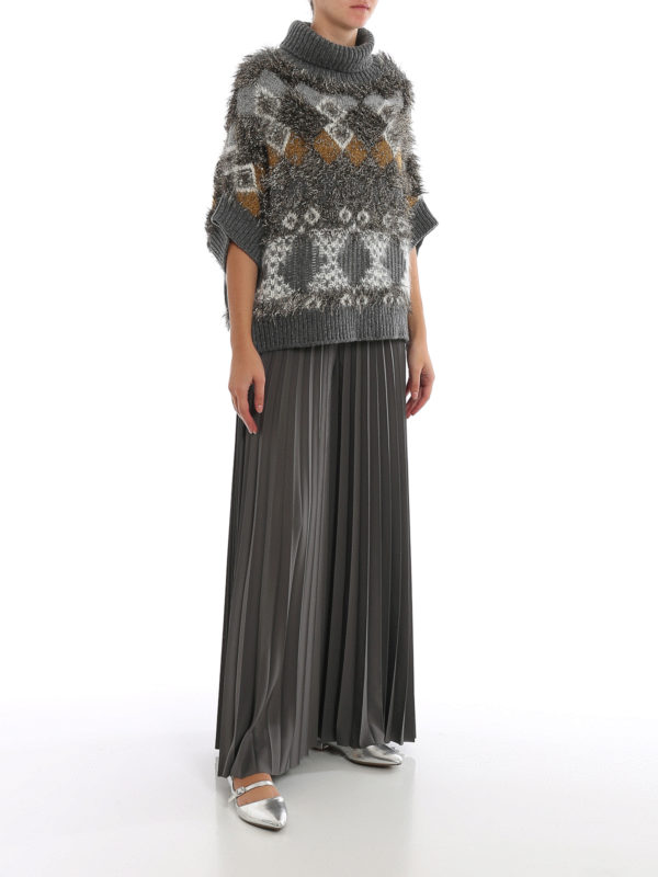 FABIANA FILIPPI: pantaloni casual online - Pantaloni plissettati in leggero tessuto