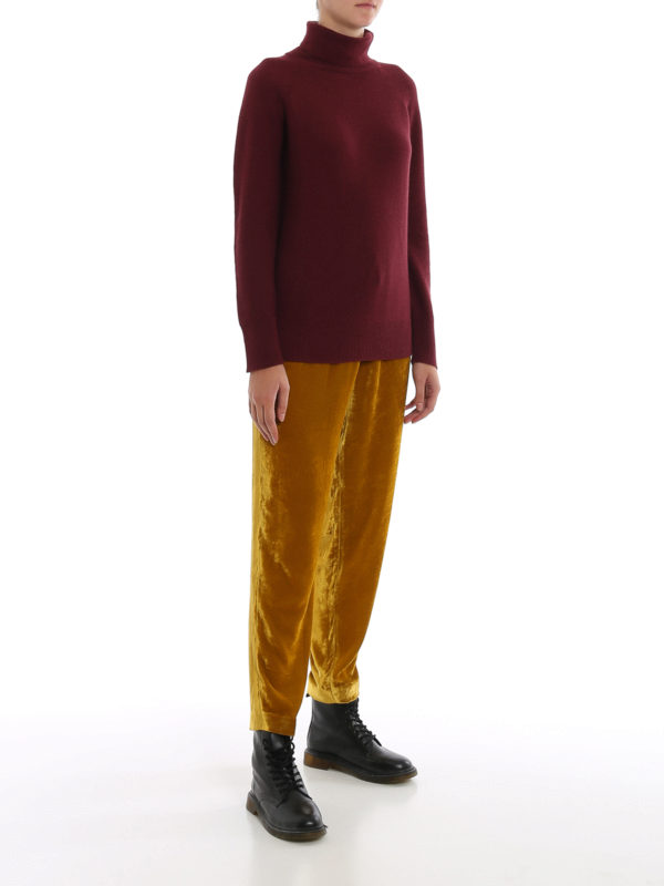 FABIANA FILIPPI: Turtlenecks & Polo necks online - Wool silk and cashmere turtleneck sweater