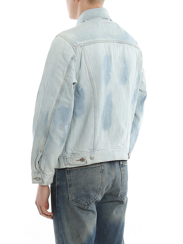 levi's faded denim jacket