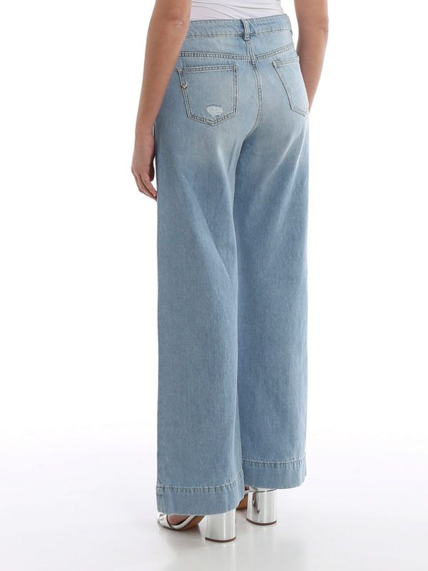 Faded flared jeans shop online: TWINSET