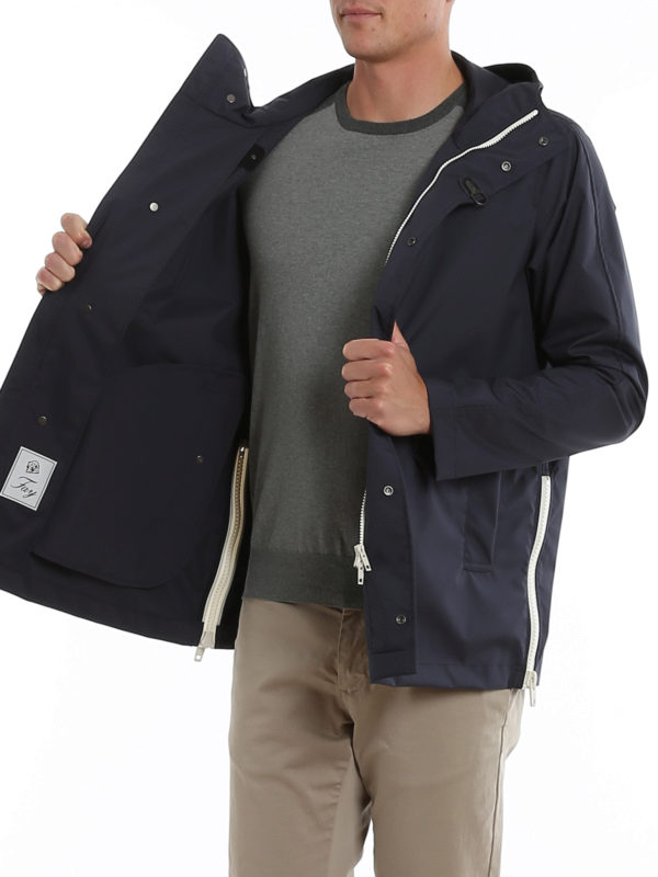 کژوال Fay - Hooded short raincoat 