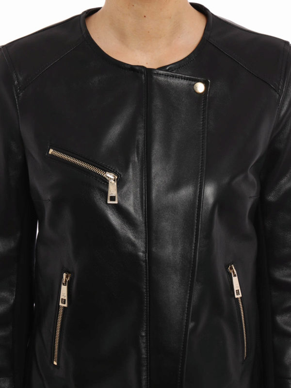 fay leather jacket