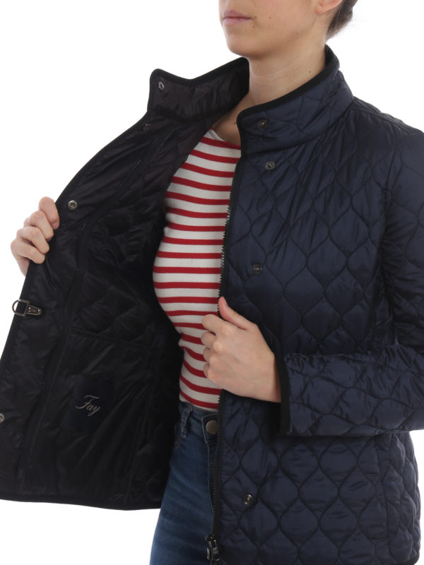 nylon quilted jacket