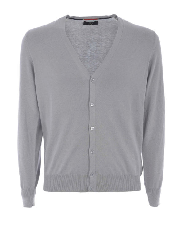Fay カーディガン メンズ グレー カーディガン Nmmctblrb011