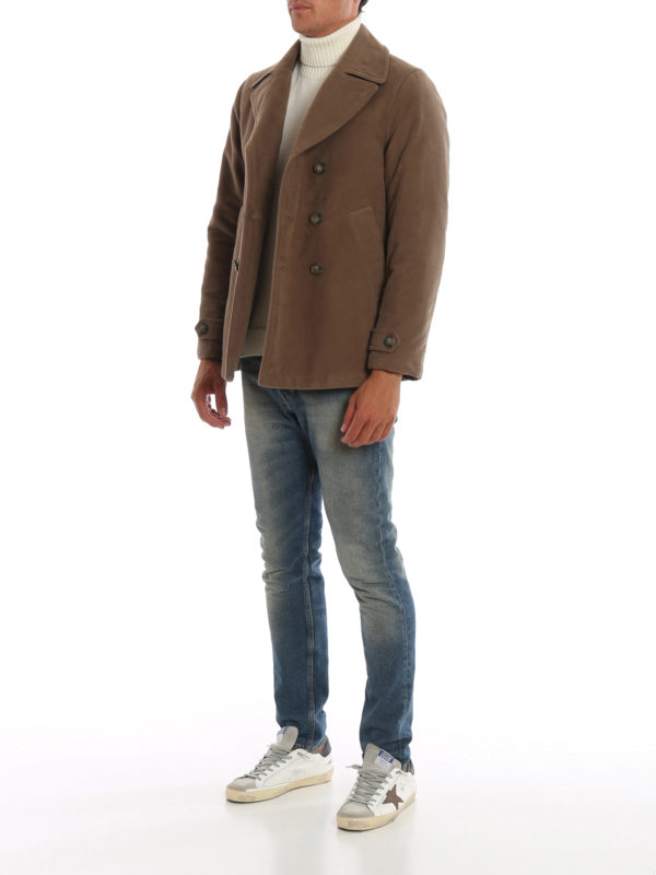 کاپشن Fay - Fustian padded peacoat 