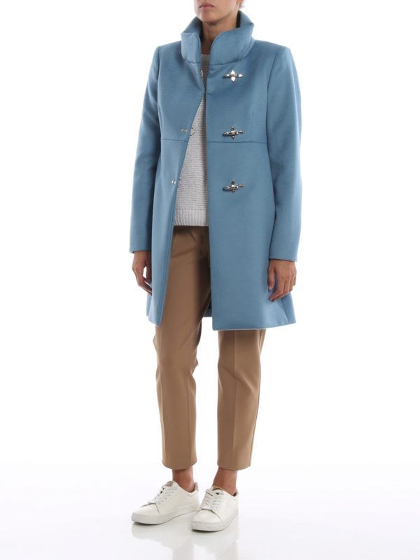 Zalando Stradivarius Blue Coat Stradivarius Soft Touch