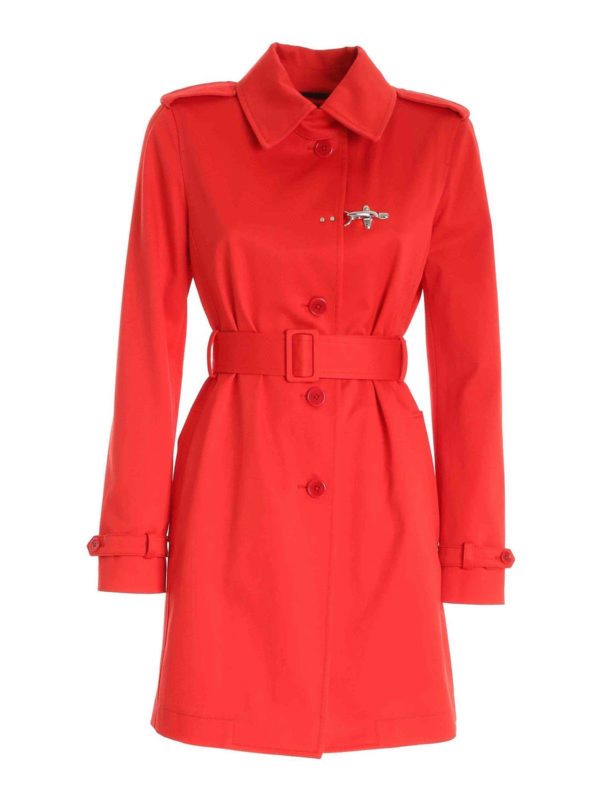 red macintosh coat