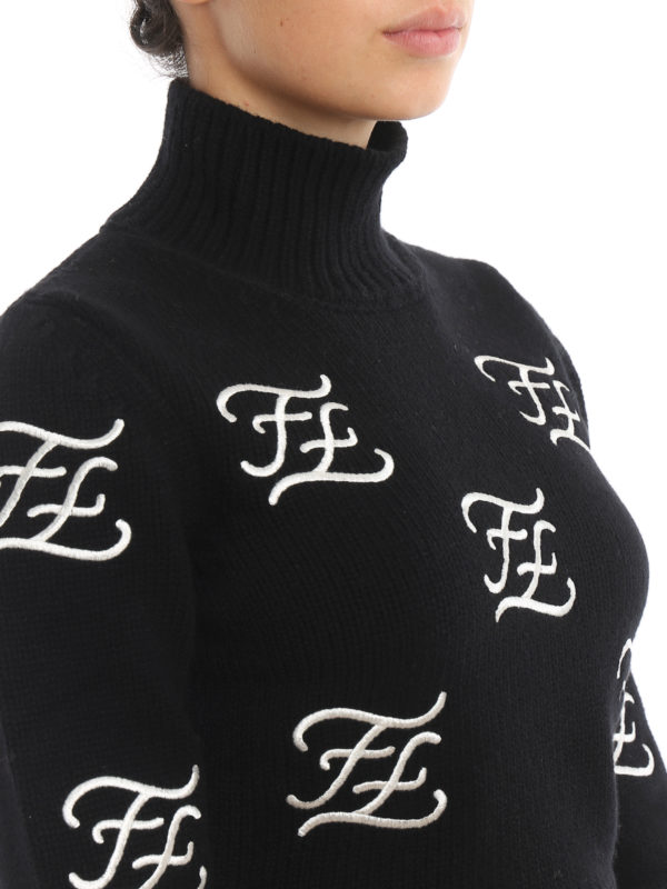 fendi black turtleneck