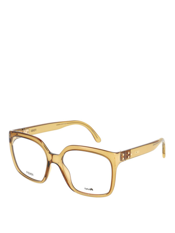 fendi transparent glasses