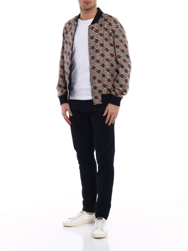 fendi reversible bomber jacket