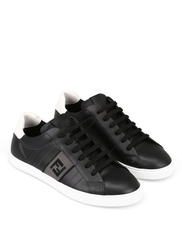 fendi leather trainers