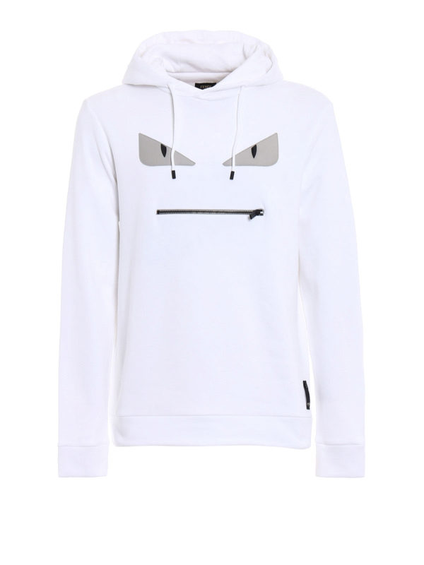 fendi hoodie white eyes