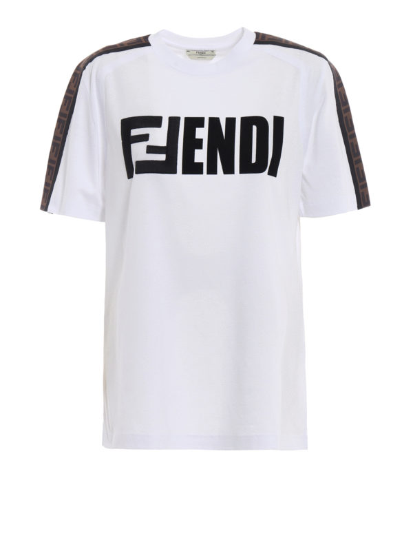 fendi t shirt mens white