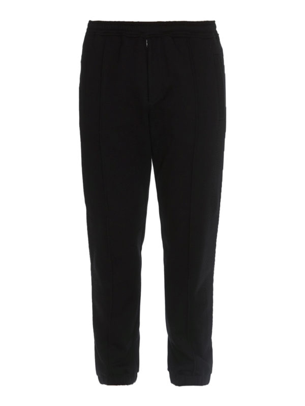 cashmere joggers black