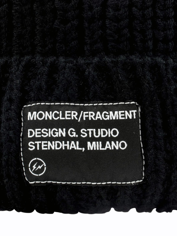 Fisherman's rib knitted wool beanie 