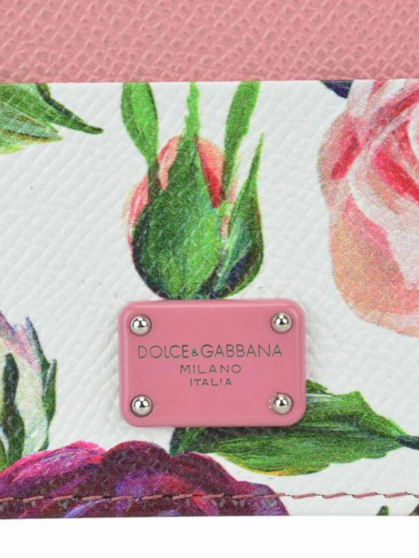 dolce and gabbana floral card holder