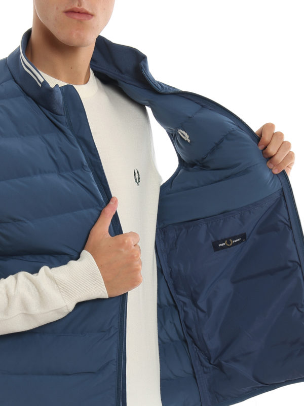 کاپشن Fred Perry - Quilted padded vest 