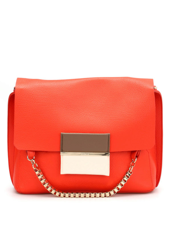 Furla - MINERVA SHOULDER BAG - shoulder bags - 820840ARANCIO | iKRIX.com