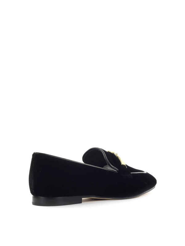 michael kors black velvet shoes