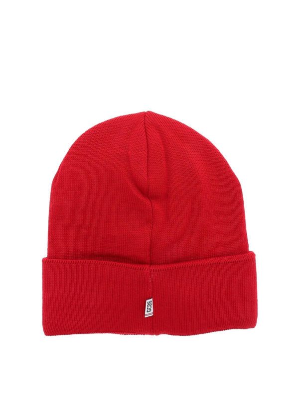 red beanie cap