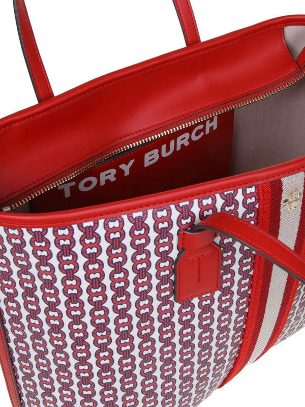 tory burch gemini link canvas bag