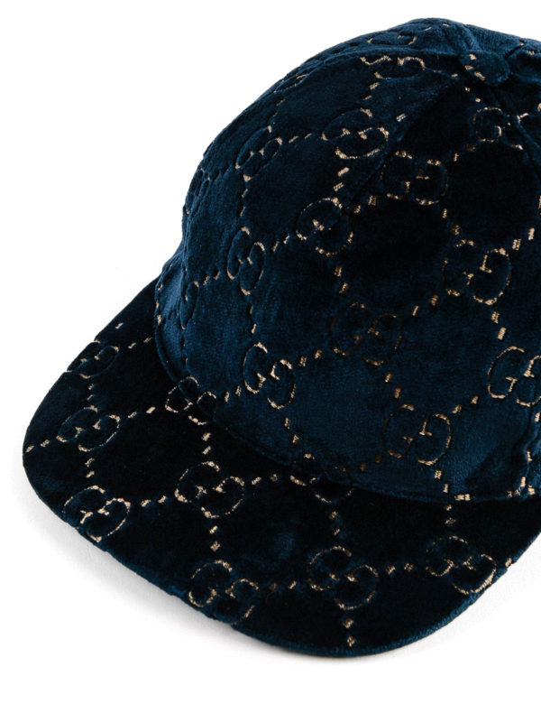 gucci velvet baseball hat