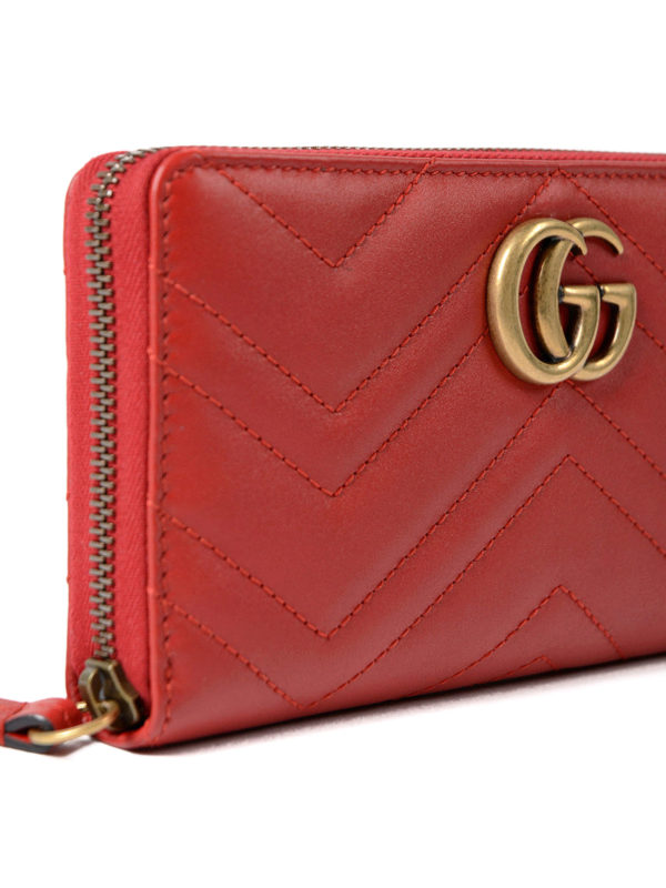 gucci soho wallet red