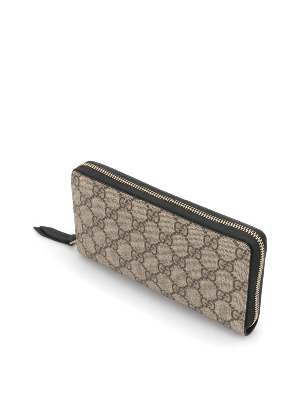 کیف پول Gucci - GG Supreme zip- around 