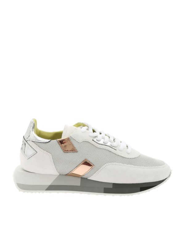 Trainers Ghoud Venice - Rush_M Low sneakers in silver color - RMLWWM09