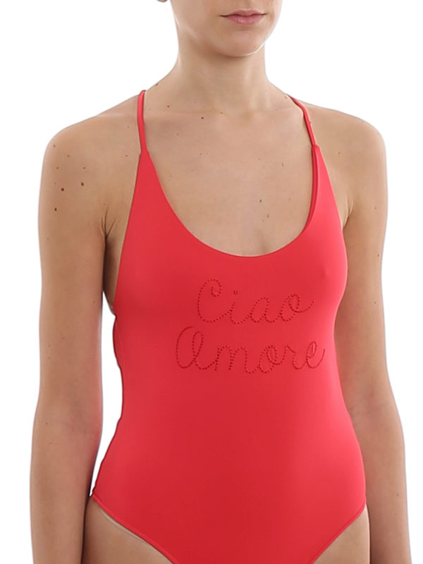 GIADA BENINCASA buy online Ciao Amore embroidered one-piece swimsuit