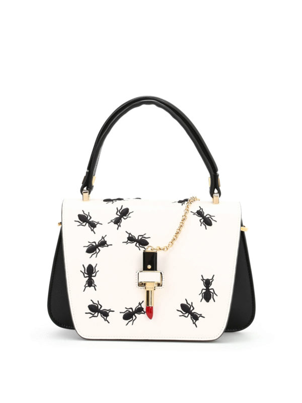 Giancarlo Petriglia Mini Queen Embroidered Bag Cross Body Bags