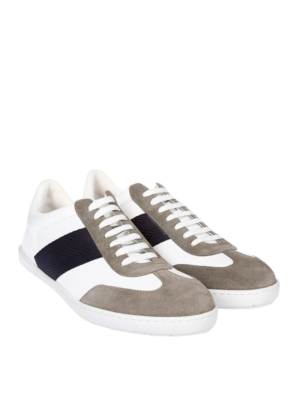 Veroveren Lieve Schaar Trainers Giorgio Armani - Two-tone leather and suede sneakers -  X2X097XL930N961