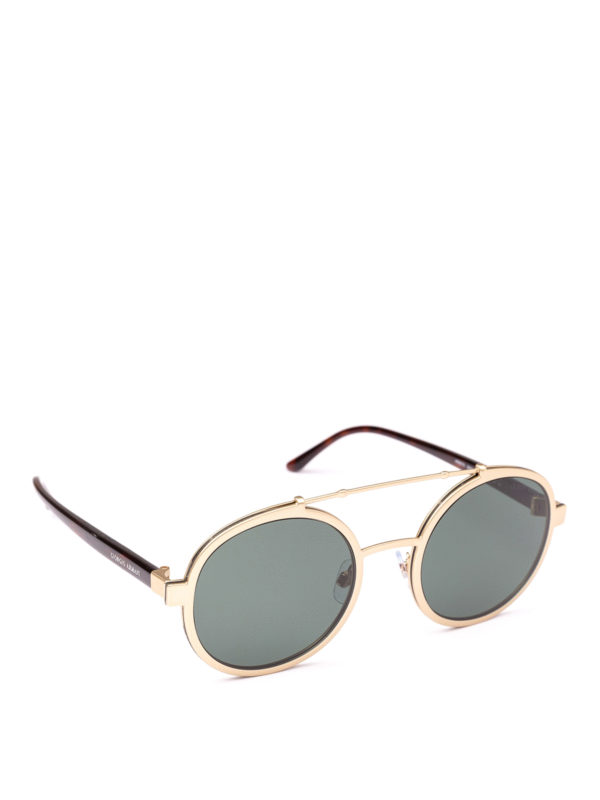 armani circle sunglasses