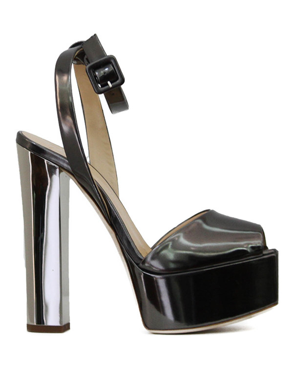Sandals Giuseppe Zanotti - Betty metallic leather sandals - E60118