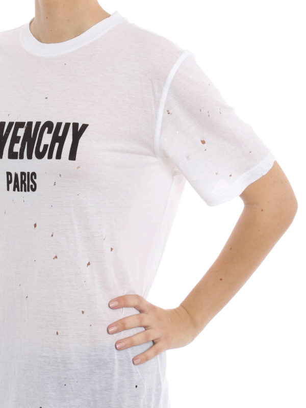 تی شرت Givenchy - Drill detailed T-shirt - 16P7704485100 | iKRIX