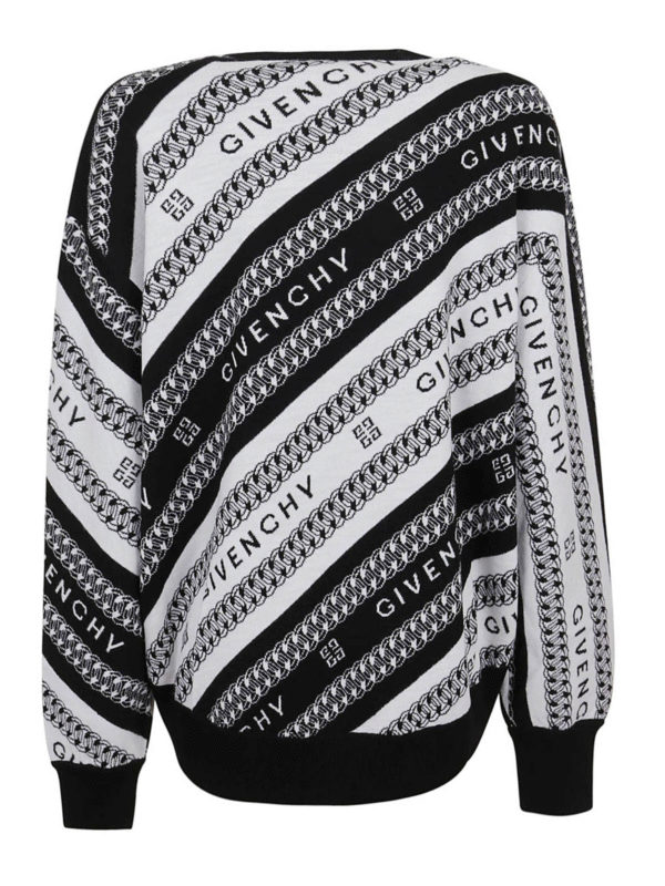 givenchy black and white jumper