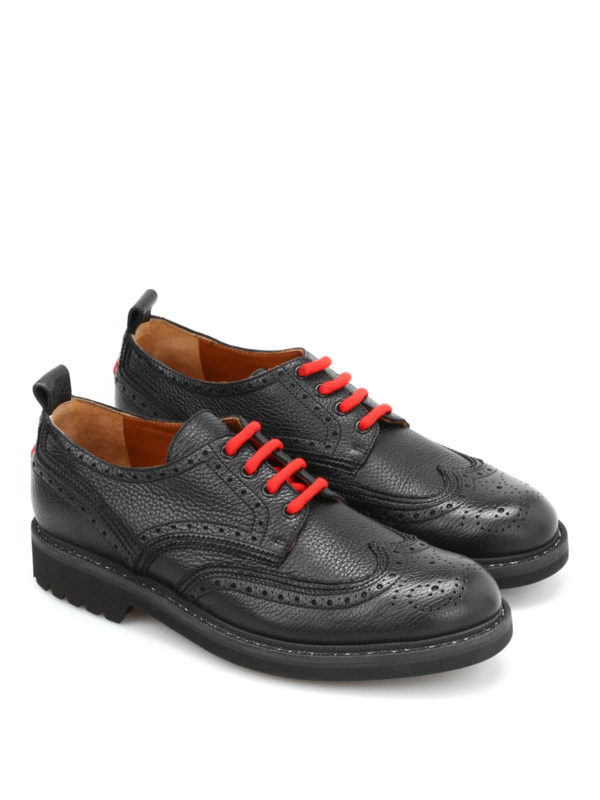 Commando leather Derby brogue 