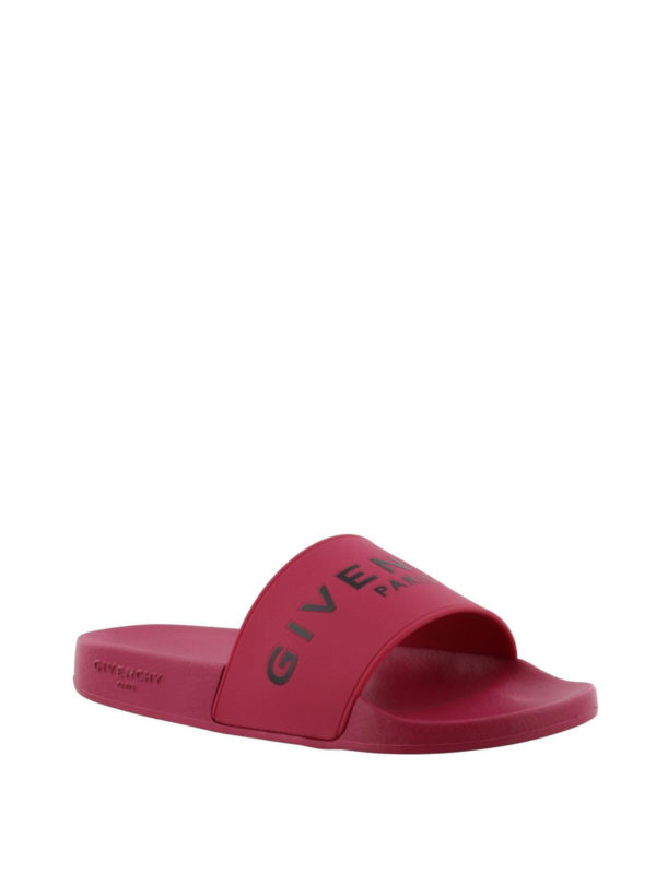 givenchy paris sandals in rubber